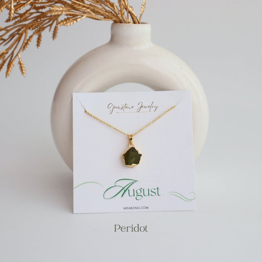 Birth Stone Pendant WearZing August - Peridot