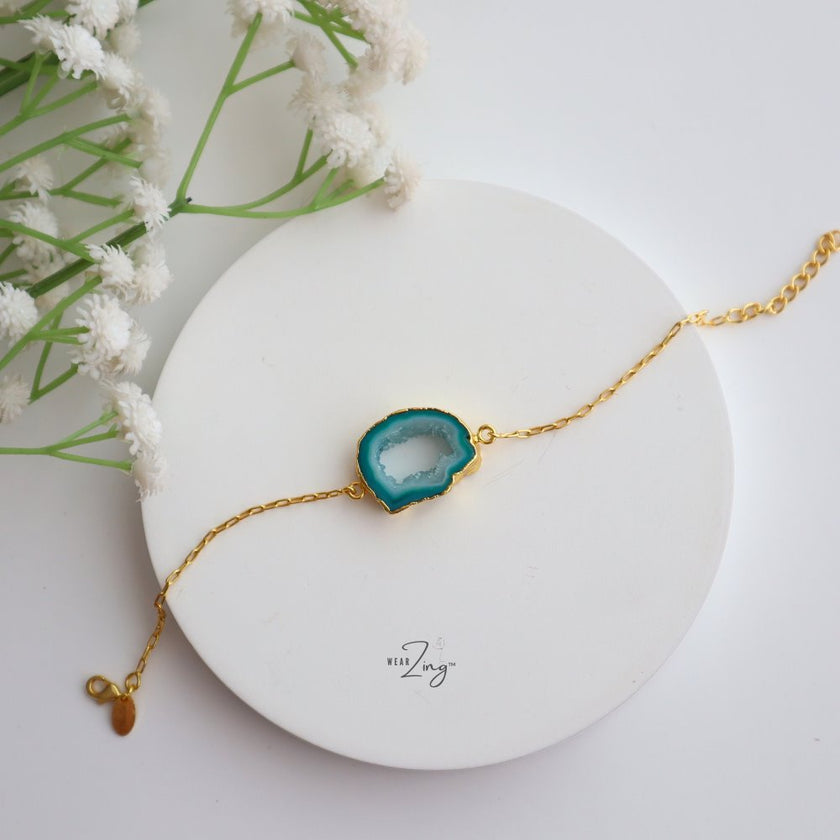 Druzy Chain Bracelet WearZing 1