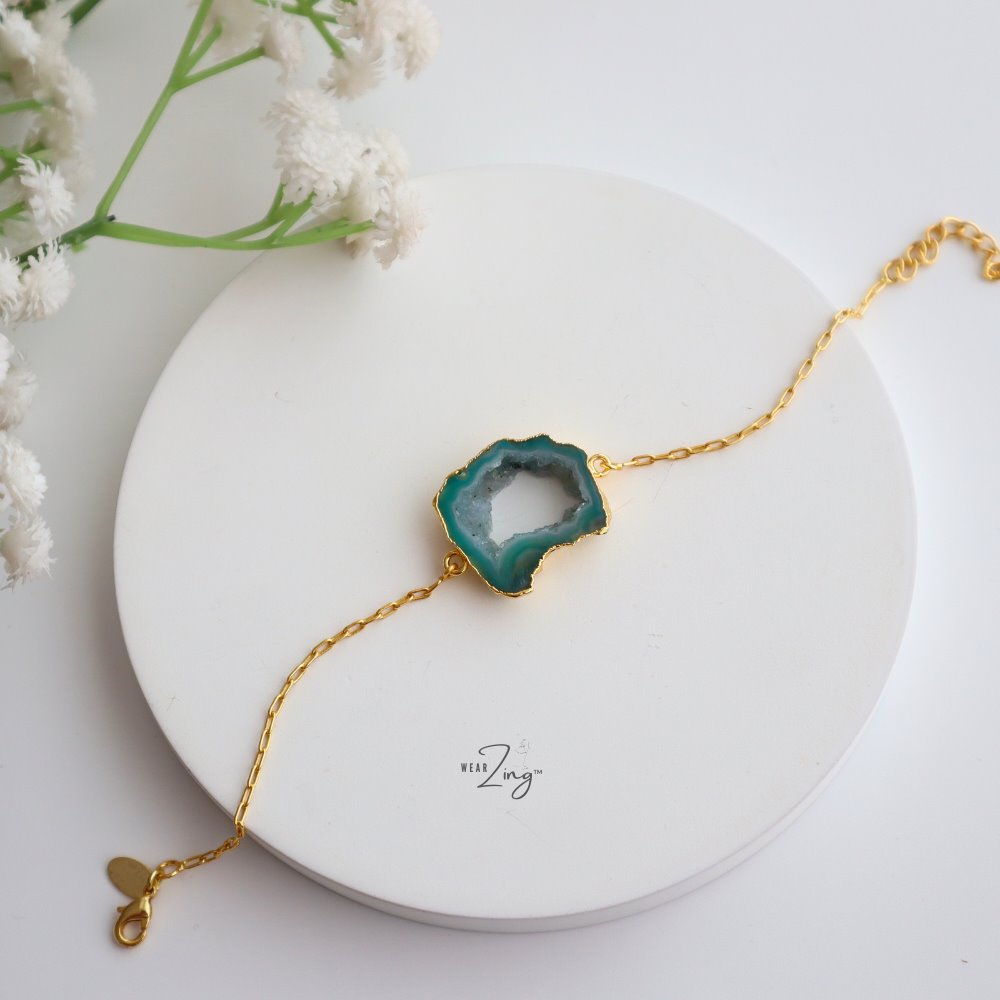 Druzy Chain Bracelet WearZing 12