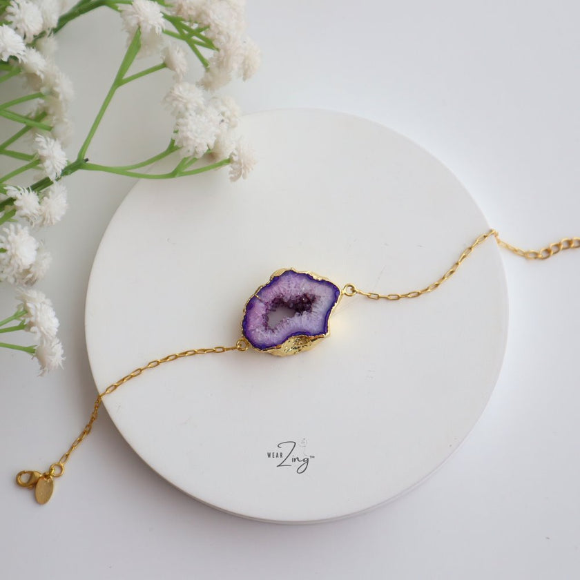 Druzy Chain Bracelet WearZing 3