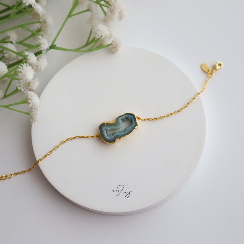 Druzy Chain Bracelet WearZing 4