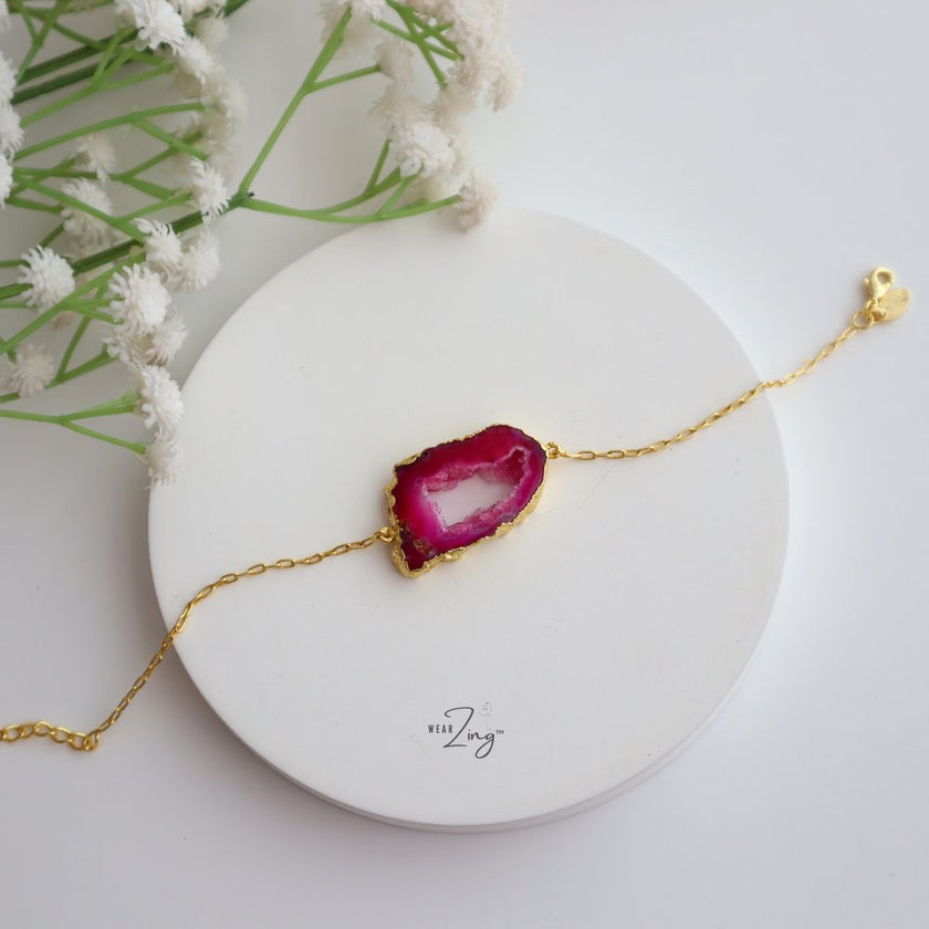 Druzy Chain Bracelet WearZing 5