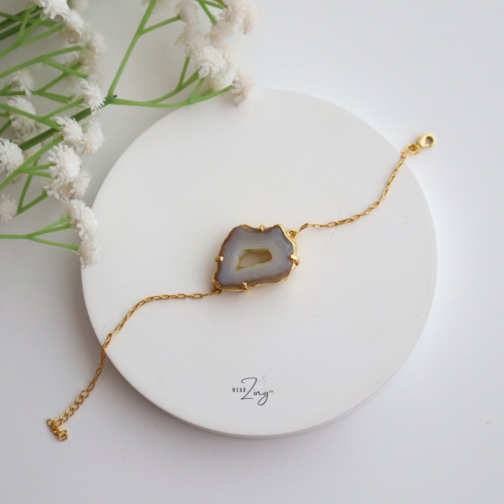 Druzy Chain Bracelet WearZing 7