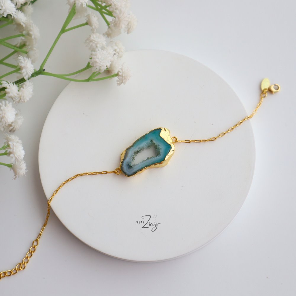 Druzy Chain Bracelet WearZing 8
