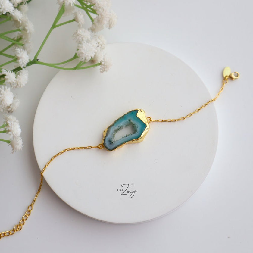 Druzy Chain Bracelet WearZing 8
