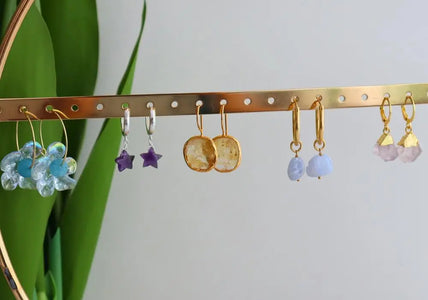 Gemstone Earrings WearZing - Crystal Jewelry Store in India