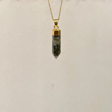 Labradorite Prism Pendant