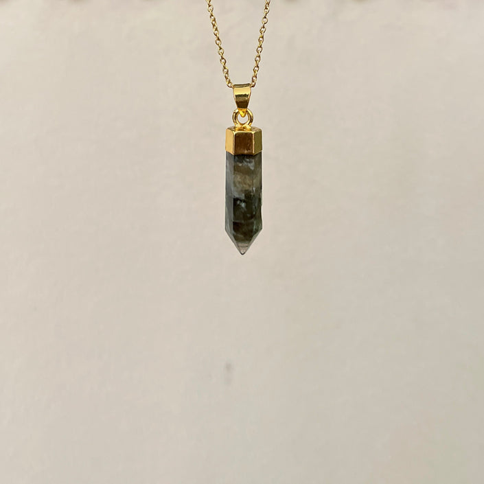 Labradorite Prism Pendant