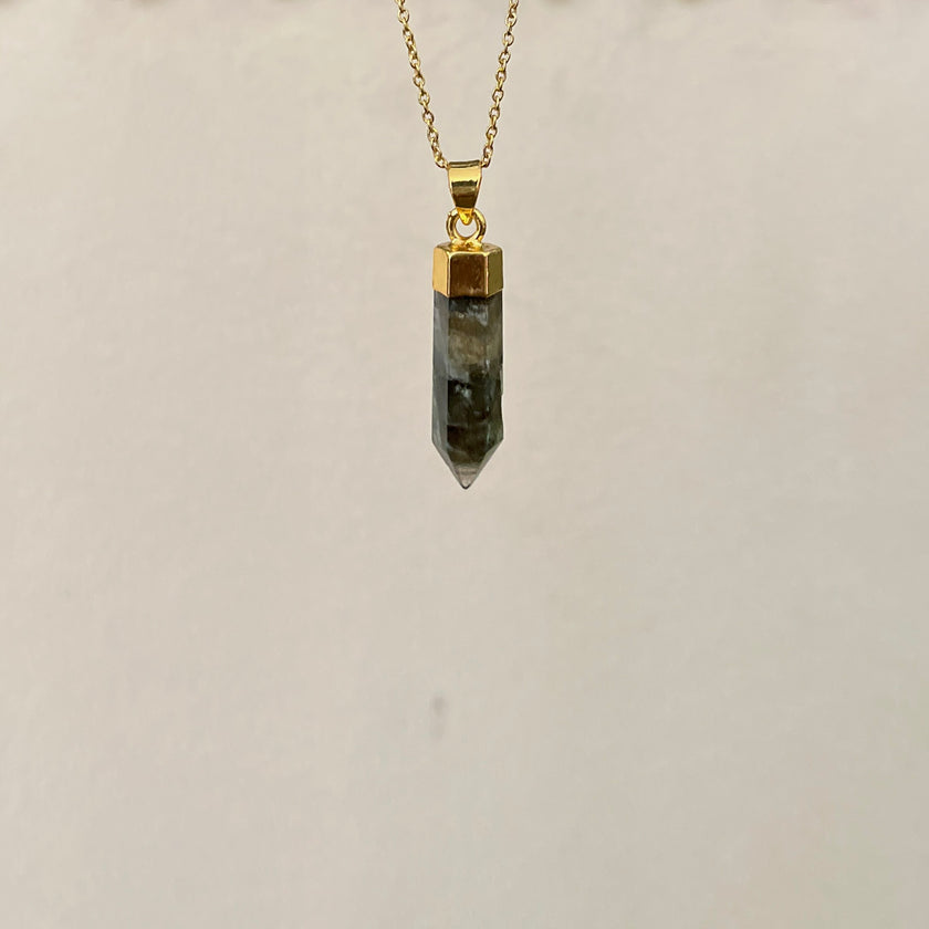 Labradorite Prism Pendant