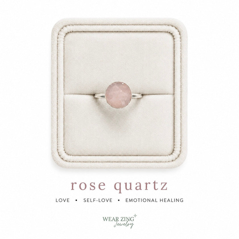 Round Crystal Ring WearZing - Crystal Jewelry Store in India