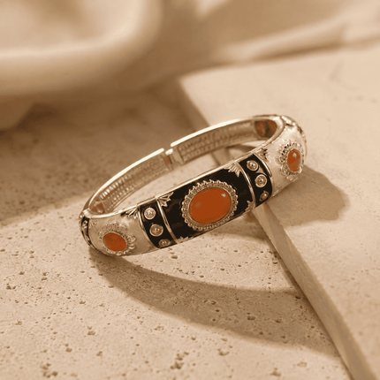 Enamel Cuff Bangle WearZing - Crystal Jewelry Store in India