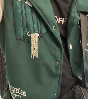 Luxe Tassel Chains Brooch