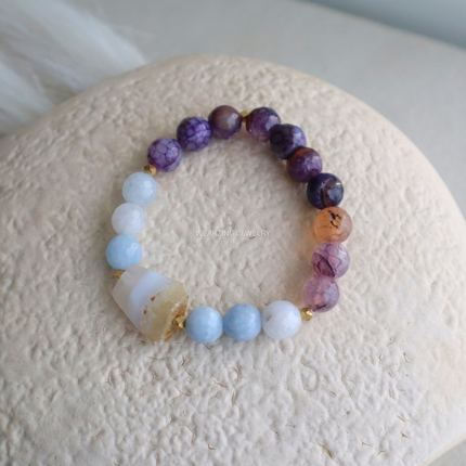 Serenity Glow Bead Bracelet WearZing - Crystal Jewelry Store in India