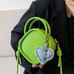 Denim Heart Bag Charm – Light Blue WearZing - Crystal Jewelry Store in India