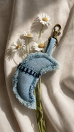 Boho Denim Moon Keychain WearZing - Crystal Jewelry Store in India