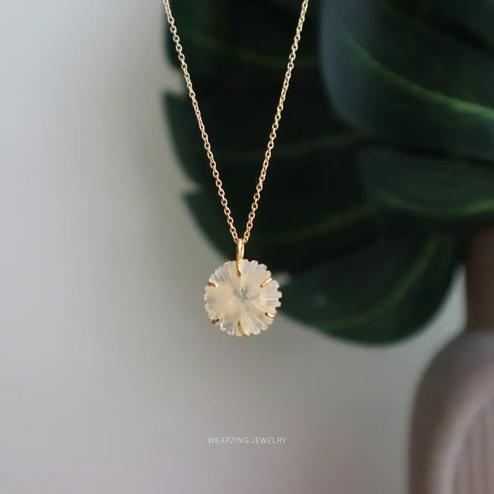 Sun Flower Pendant WearZing - Crystal Jewelry Store in India