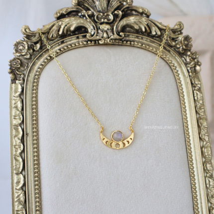 Moonstone Luna Pendant