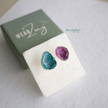 Double Stone Druzy Ring WearZing - Crystal Jewelry Store in India