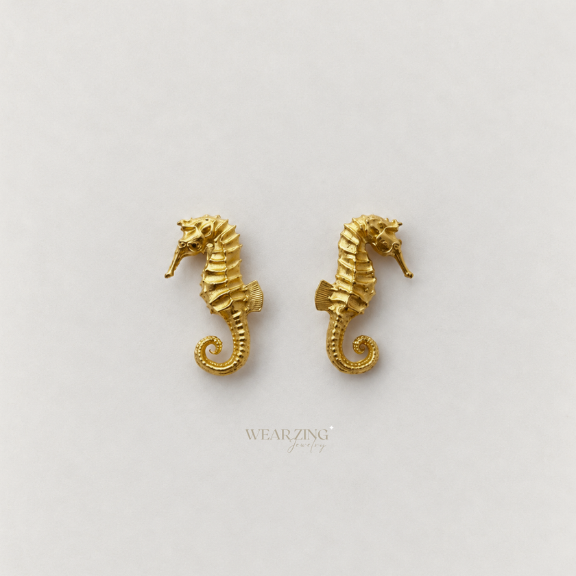 Seahorse Stud Earrings