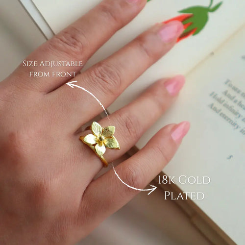Bliss Flora Ring WearZing - Crystal Jewelry Store in India