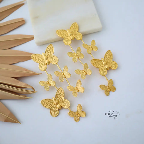 Butterfly Mega Earrings WearZing - Crystal Jewelry Store in India