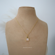 Pink Opal Frame Pendant
