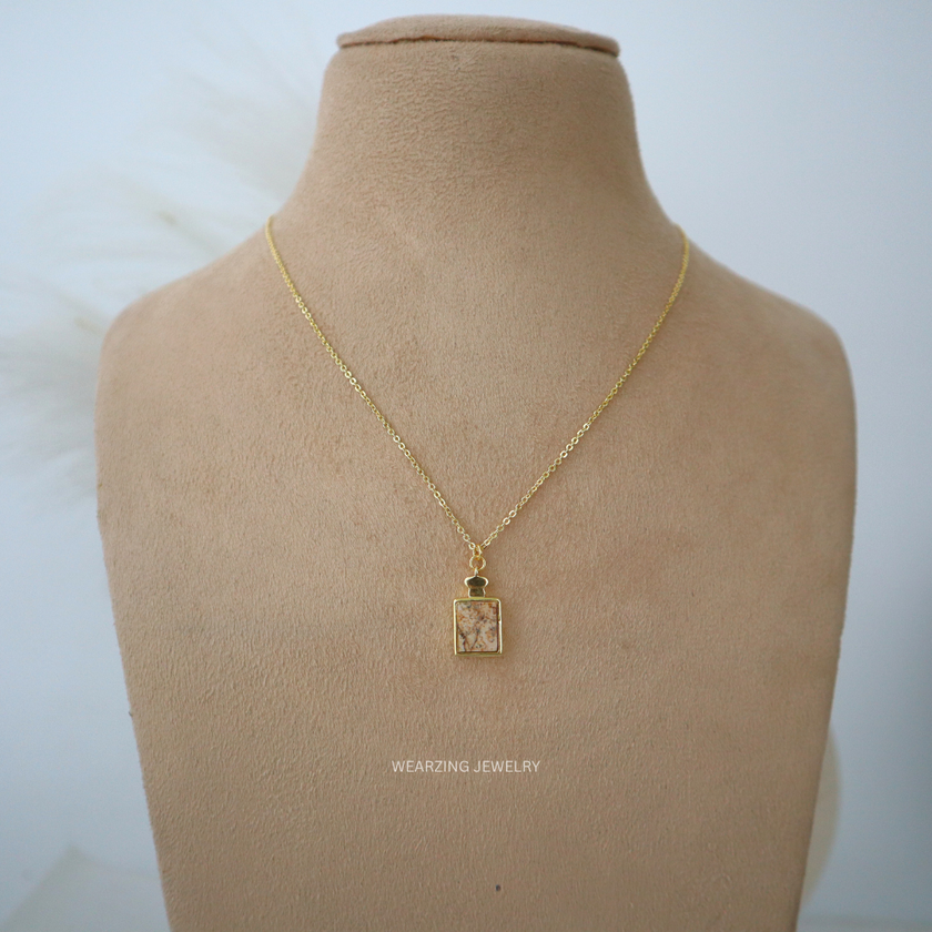 Picture Jasper Frame Pendant
