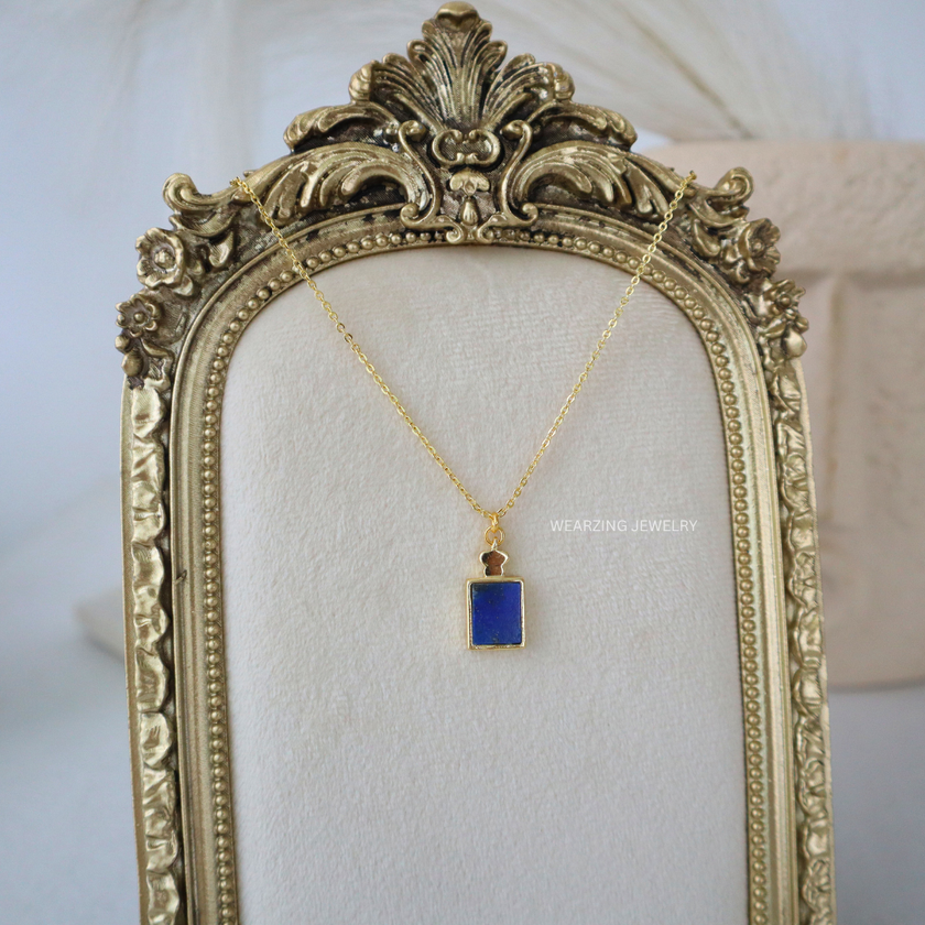 Lapis Lazuli Frame Pendant