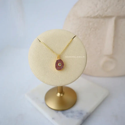 Rose Quartz Majestic Pendant WearZing - Crystal Jewelry Store in India