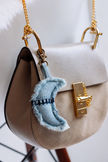 Boho Denim Moon Keychain WearZing - Crystal Jewelry Store in India