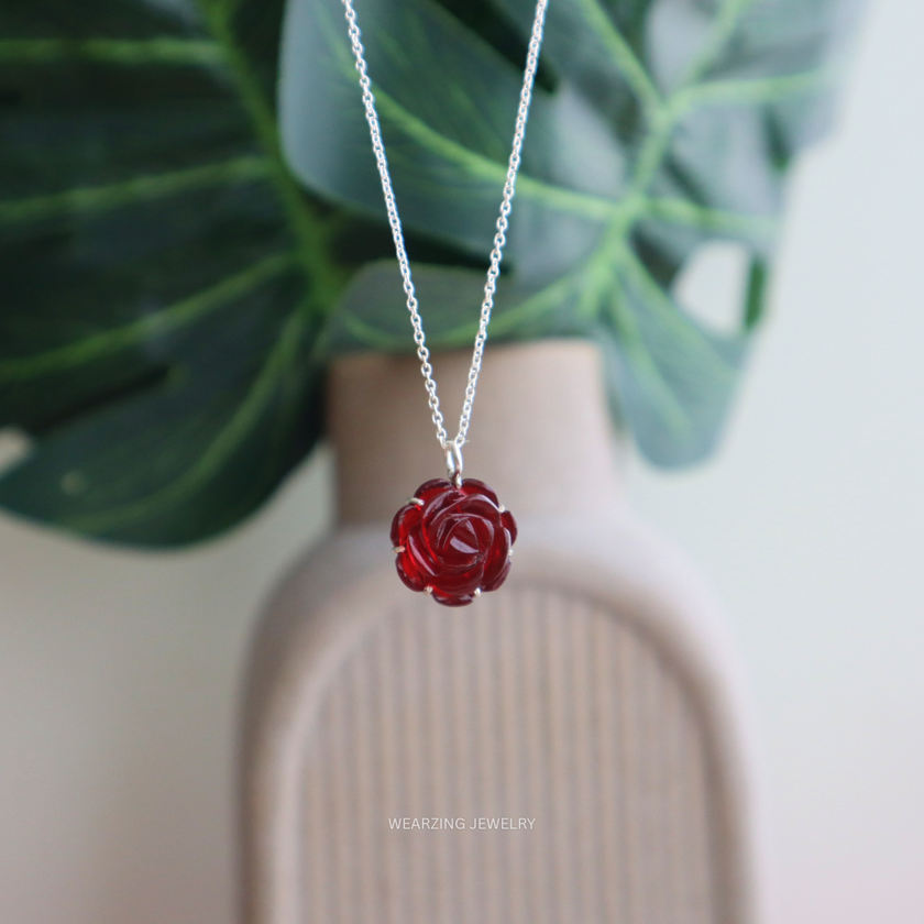 Red Rose Pendant