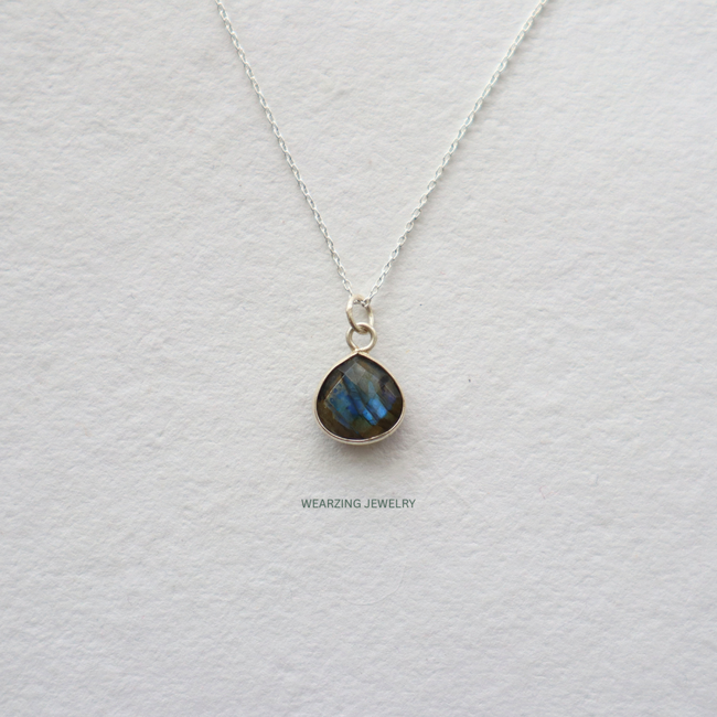 Dainty Silver Crystal Pendants WearZing - Crystal Jewelry Store in India