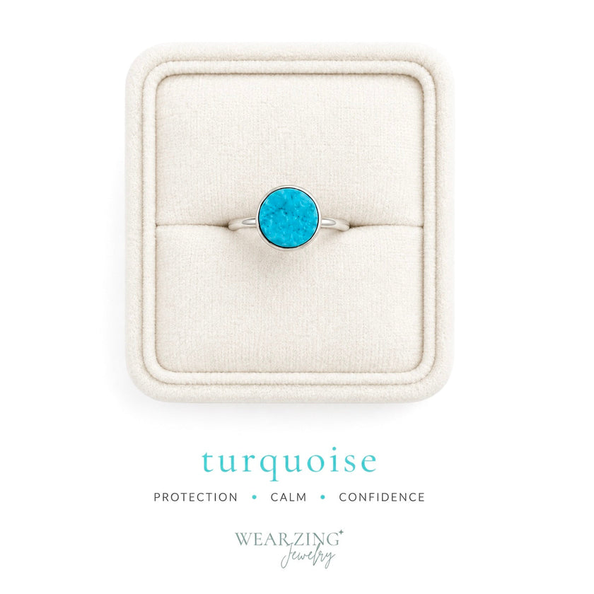 Round Crystal Ring WearZing - Crystal Jewelry Store in India