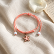 Coral Starfish Cord Bracelet WearZing - Crystal Jewelry Store in India