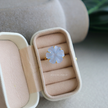 Blue Daisy Flower Ring