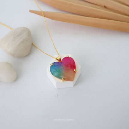 Rainbow Love Pendant