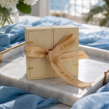 Best Wishes Premium Beige Gift Box WearZing - Crystal Jewelry Store in India