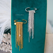 Luxe Tassel Chains Brooch