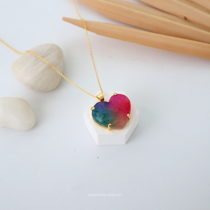 Rainbow Love Pendant
