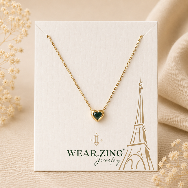 Forest Heart Necklace WearZing - Crystal Jewelry Store in India