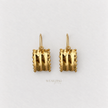 Rippled Pillow Dangle Earrings WearZing - Crystal Jewelry Store in India
