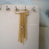 Luxe Tassel Chains Brooch