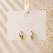 Dual Band Mini Hoop Earrings WearZing - Crystal Jewelry Store in India