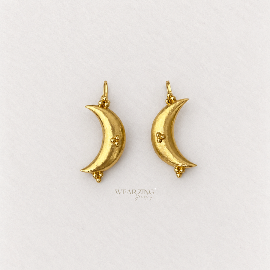 Aura Moon earrings WearZing - Crystal Jewelry Store in India