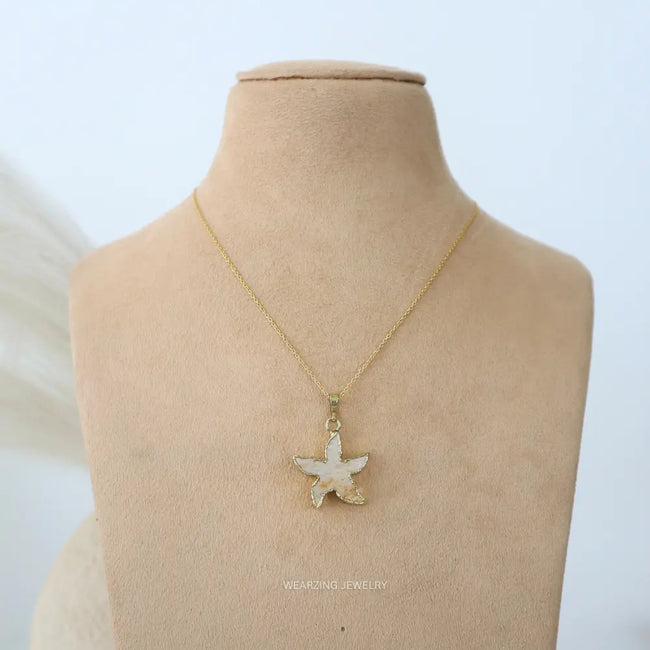Ivory Starfish Pendant WearZing - Crystal Jewelry Store in India
