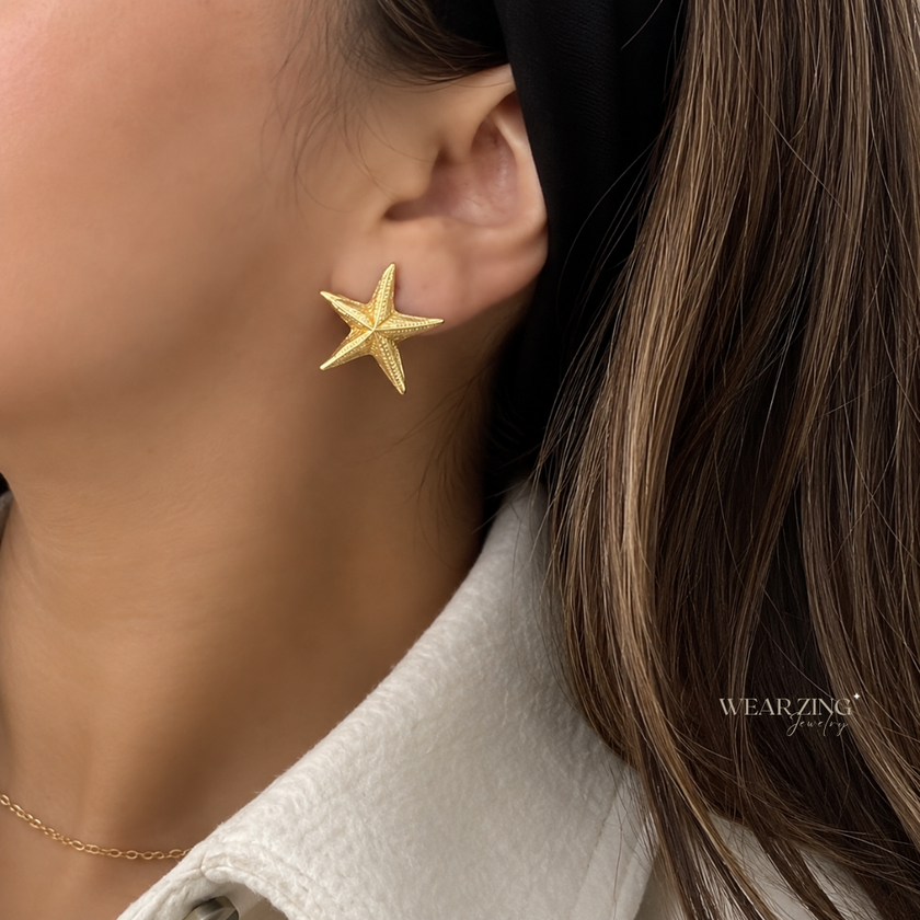 Starfish Stud Earrings