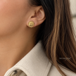 Sun Face Stud Earrings