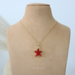 Red Starfish Pendant