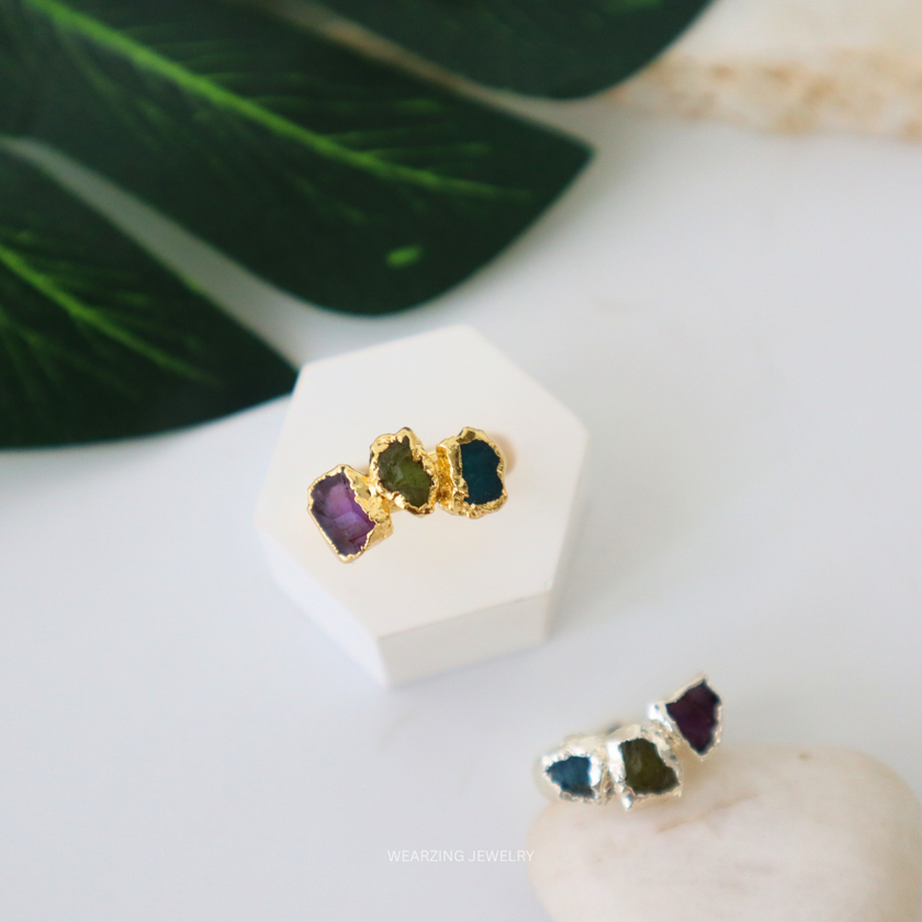 Triple Gem Ring
