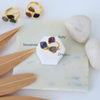 Raw Trine Ring